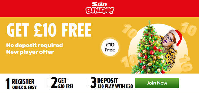 Sun Bingo Promo Code Free Play No Deposit